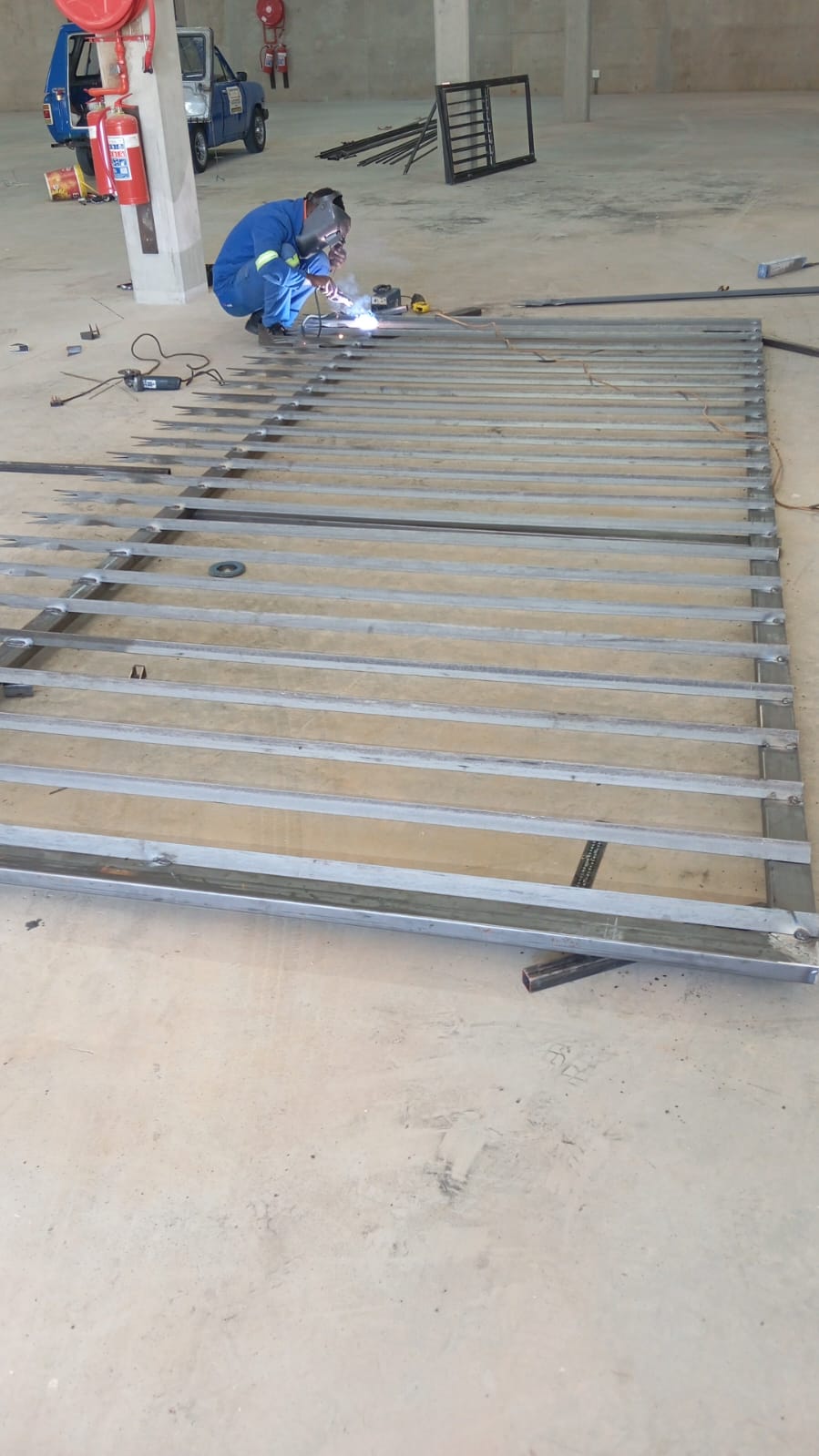 Kondo Fencing on-site work